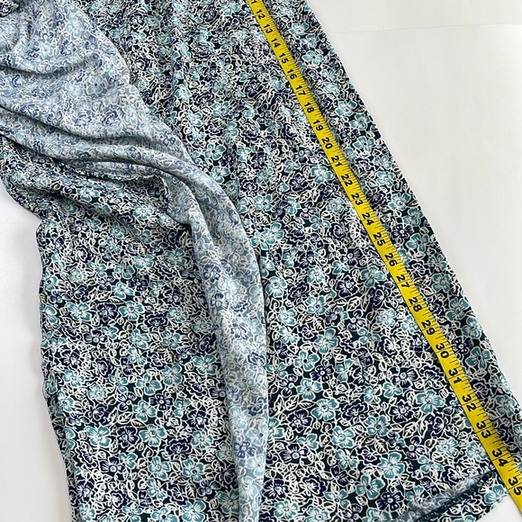 Vintage CDC Women’s Floral Maxi Dress Size 4 Faux Wrap Sleeveless - Picture 16 of 16